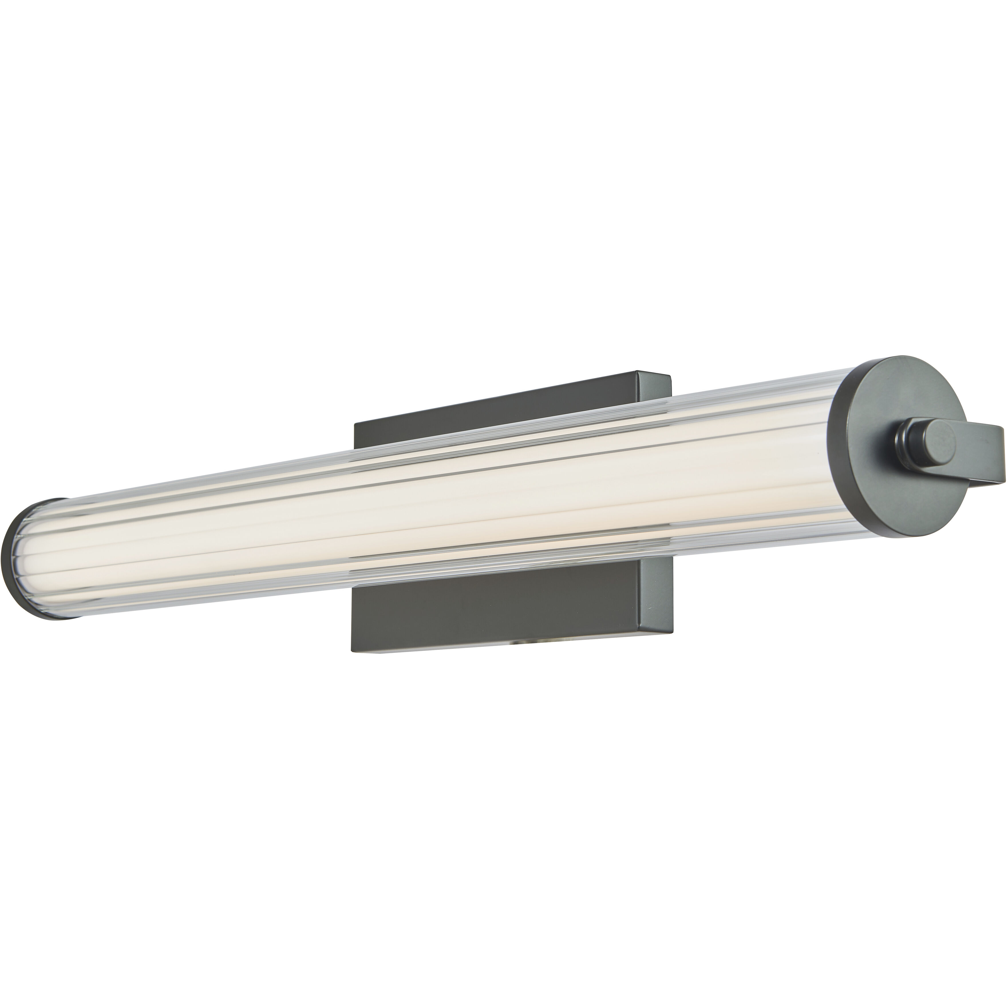 Macie LED 24 inch Black Bath Vanity Light Wall Light