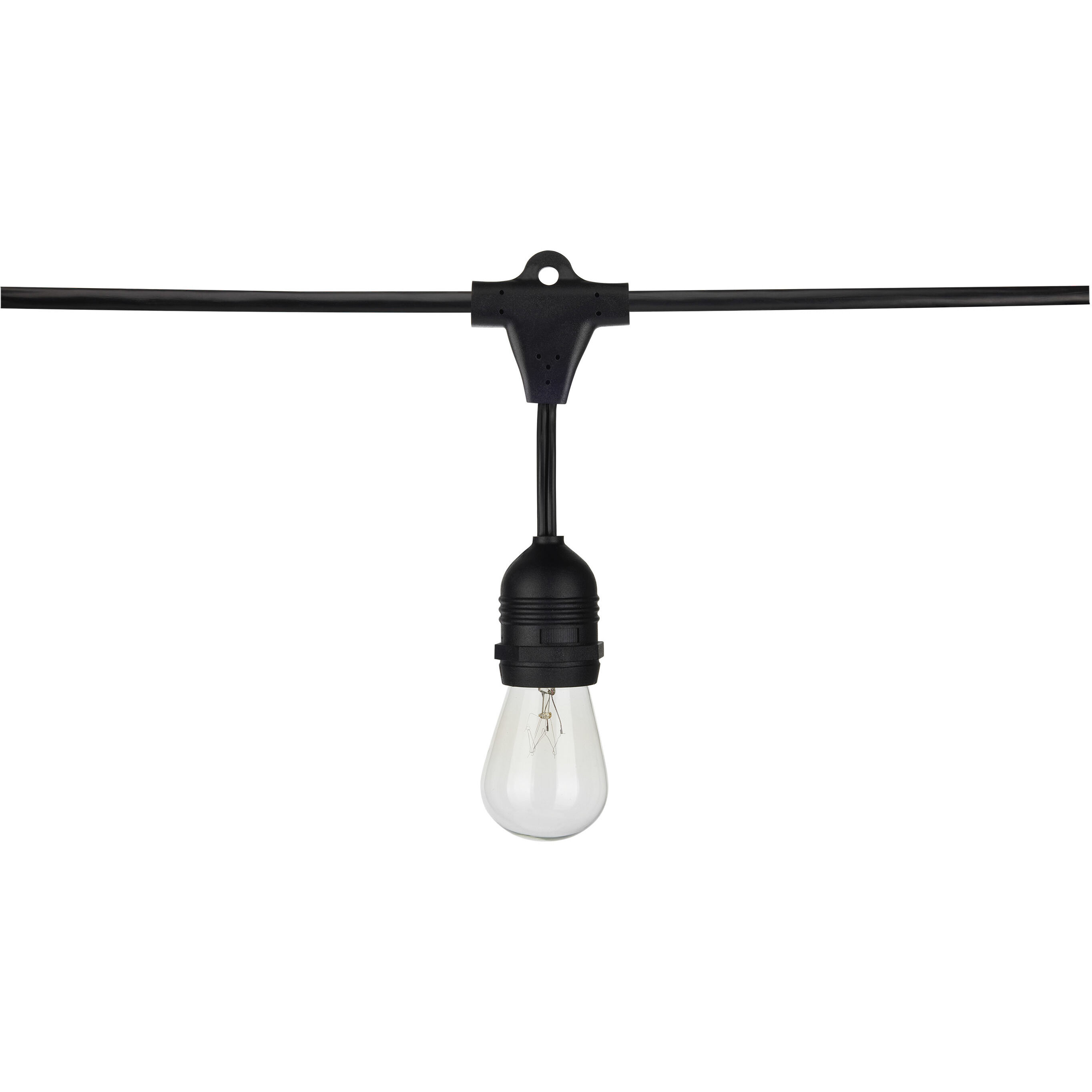 Lumos 12 Light 24 foot Black String Lights