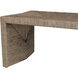 Zuri Black Wash Bench