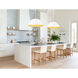 Vega Pendant Ceiling Light in Matte White