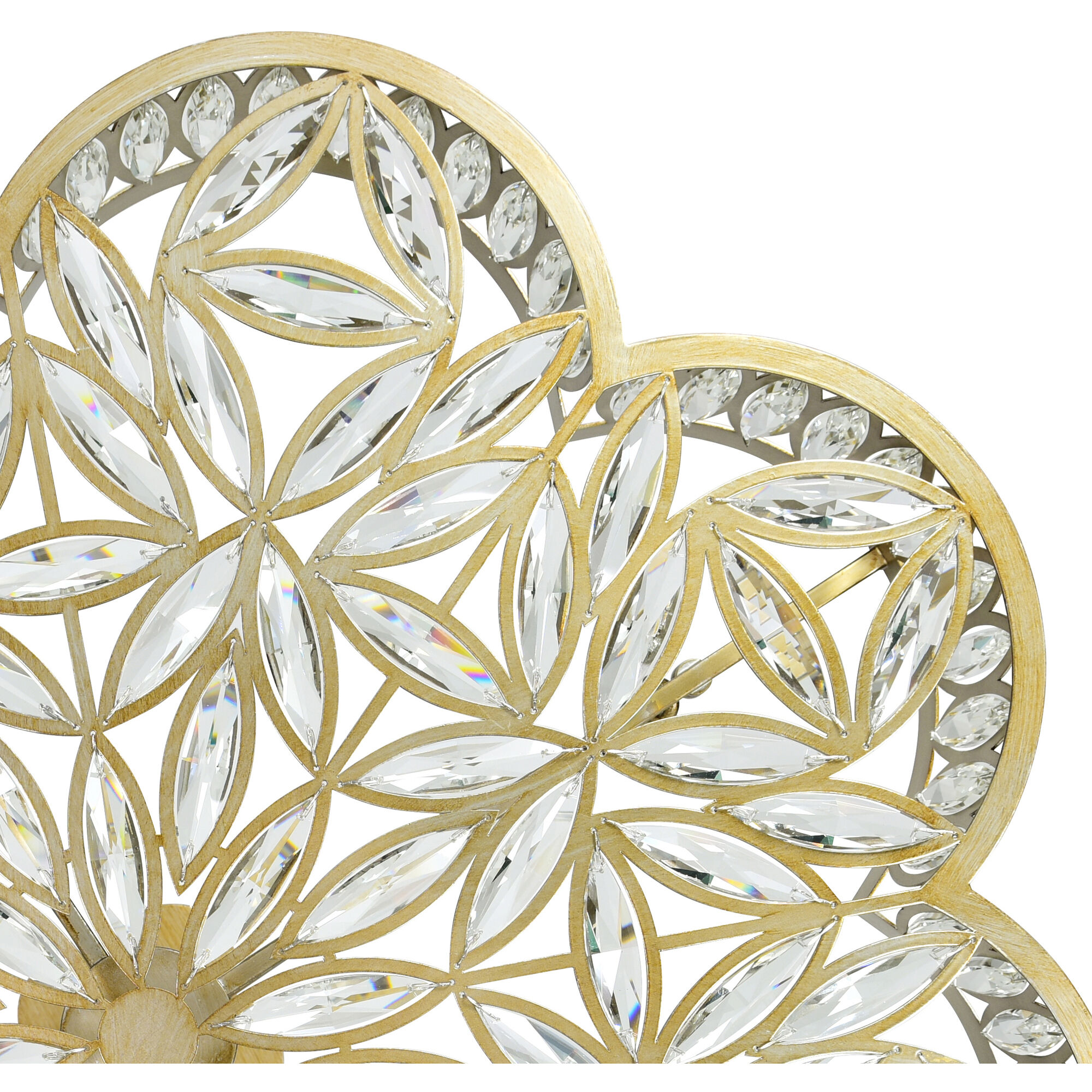 Nova 6 Light 16 inch Champagne Chandelier Ceiling Light