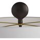 Minaret 34.5 inch 60 watt White and English Bronze Table Lamp Portable Light