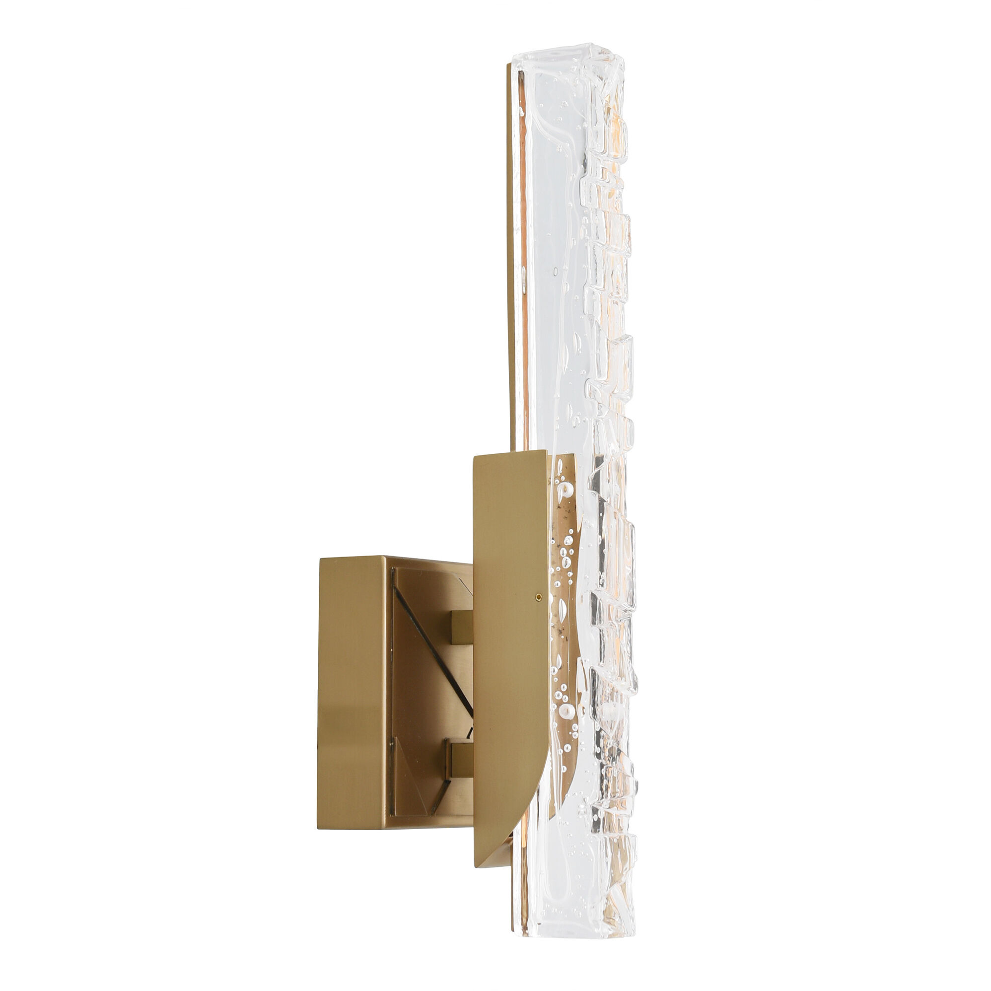 Valira LED 4.3 inch Brass Wall Light
