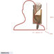 Flow 1 Light 4.5 inch Hammered Ore Left Sconce Wall Light