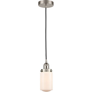 Edison Dover LED 5 inch Brushed Satin Nickel Mini Pendant Ceiling Light