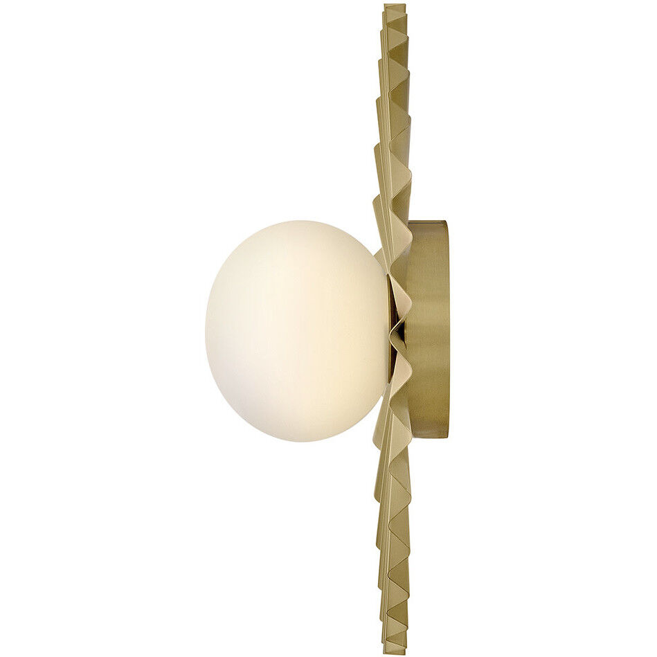 Stevie 1 Light 13.75 inch Lacquered Brass Flush Mount Ceiling Light, Medium
