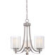 Parsons Studio 3 Light 18 inch Brushed Nickel Chandelier Ceiling Light