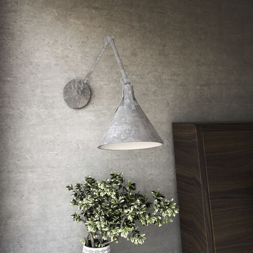 Alora Mood Archer 1 Light 9.5 inch Steel Shade Bath Vanity Light Wall Light
