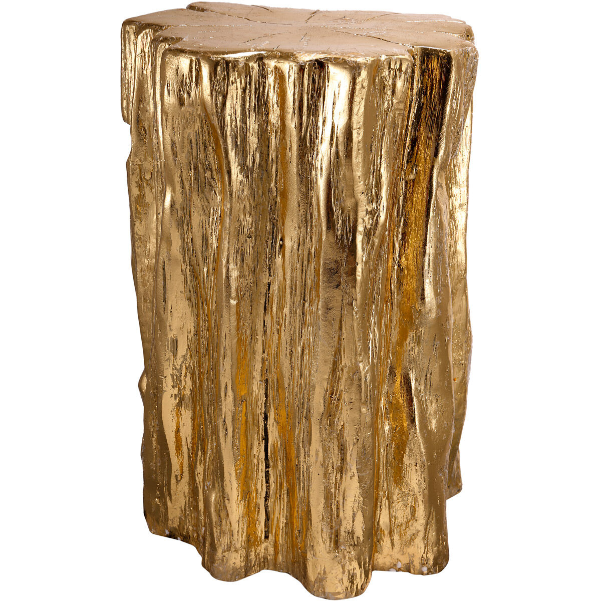 Golden 20 inch Gold Stool