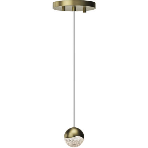 Grapes LED 2.5 inch Brass Pendant Ceiling Light in Small