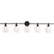 Gene 5 Light 47 inch Black Wall sconce Wall Light