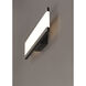 Visor LED 36 inch Black Bath Vanity Wall Light