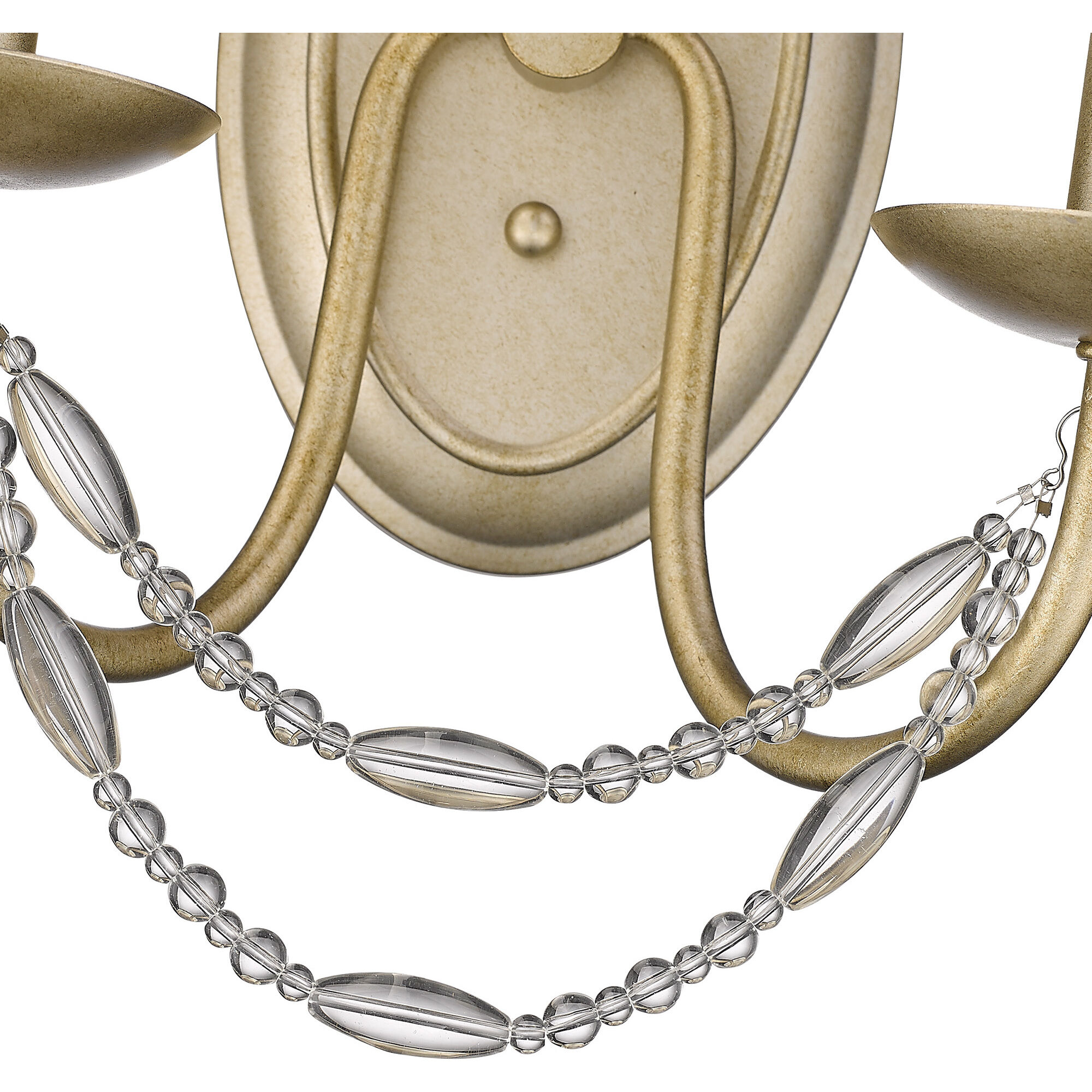 Mirabella 2 Light 10.25 inch Golden Aura Wall Sconce Wall Light