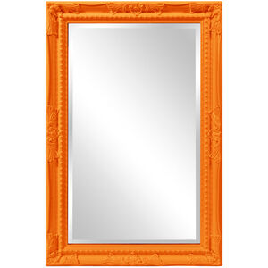 Queen Ann 33 X 25 inch Glossy Orange Wall Mirror 