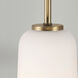 Lawson 1 Light 5 inch Aged Brass Pendant Ceiling Light