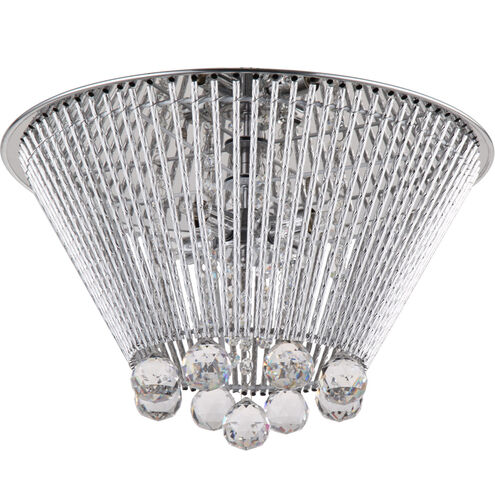 Dallas LED 23 inch Chrome Flush Mount Ceiling Light