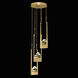 Strata 6 Light 16 inch Gold Pendant Ceiling Light