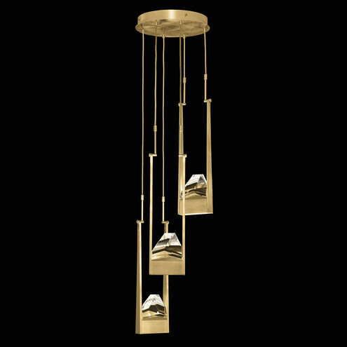 Strata 6 Light 16 inch Gold Pendant Ceiling Light