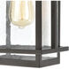 Breckenridge 1 Light 14 inch Matte Black Outdoor Sconce