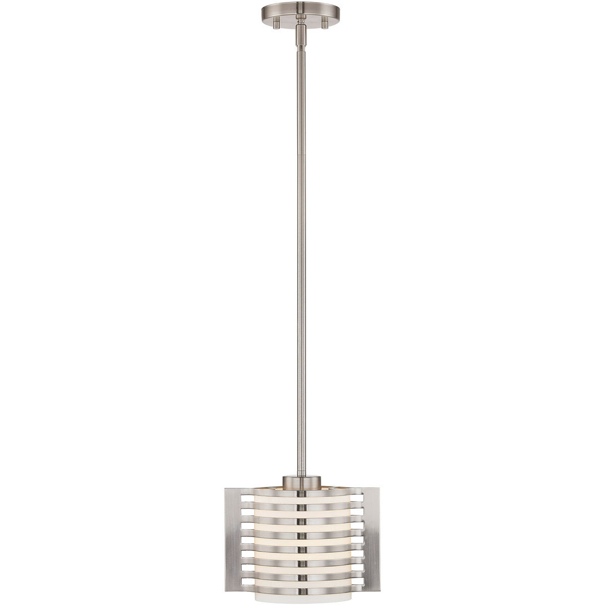 Hilliard 1 Light 5 inch Brushed Nickel Mini Pendant Ceiling Light
