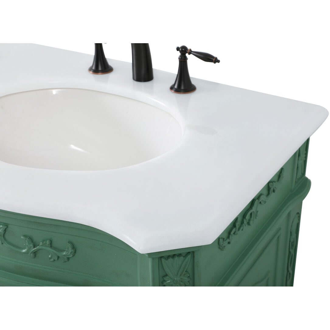 Danville 72 X 21 X 36 inch Vintage Mint Vanity Sink Set