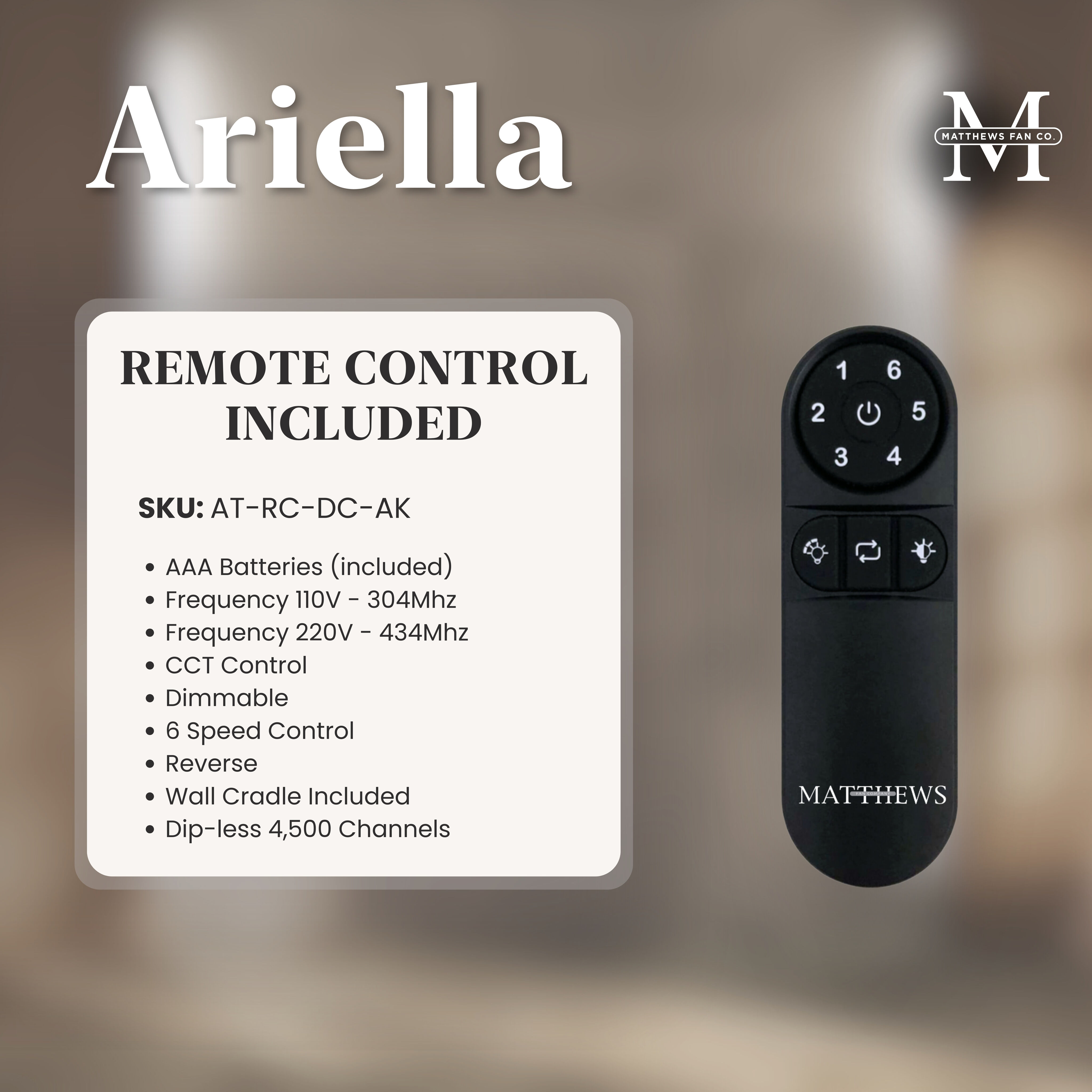 Atlas Ariella 64 inch Textured Bronze with Walnut Tone Blades Ceiling Fan