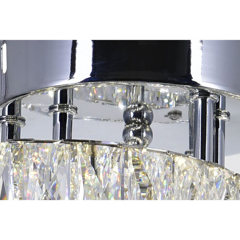 Vienna LED 11 inch Chrome Flush Mount Ceiling Light