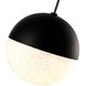 Artisan Collection/RAVELLO Series 4.75 inch Black Pendant Ceiling Light