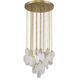 Velisse 6 Light 27.5 inch Legacy Brass Pendant Ceiling Light