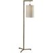 Reggie 66 inch 100.00 watt Antique Brass Floor Lamp Portable Light