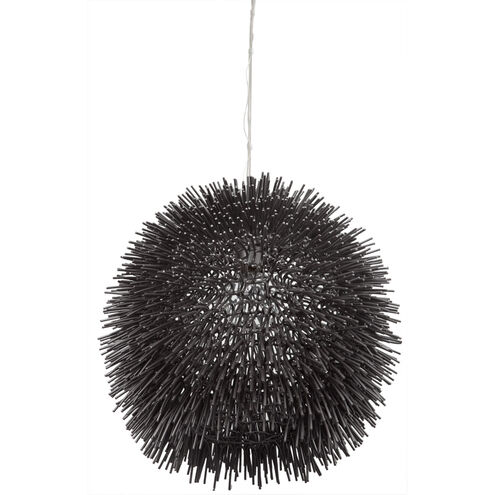Urchin 1 Light 13 inch Black Pendant Ceiling Light