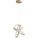 Circa LED 21 inch Gold Pendant Ceiling Light