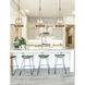 Prescott 3 Light 12 inch Rubbed Brass Pendant Ceiling Light in Rubbed Bronze