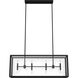 Felippe 8 Light 40 inch Natural Iron Linear Chandelier Ceiling Light