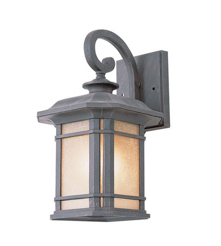 San Miguel 1 Light 16 inch Rust Outdoor Wall Lantern