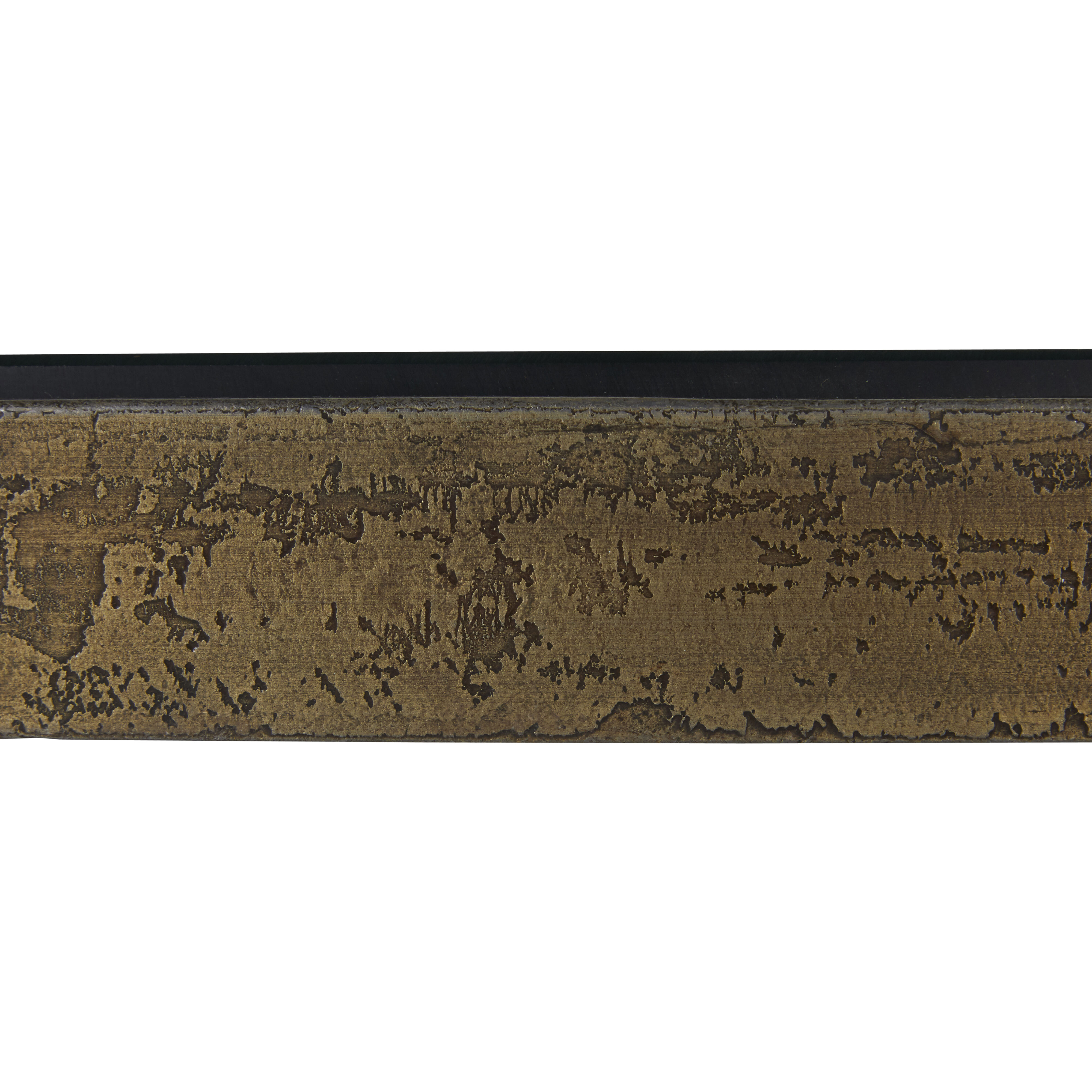 Wilbur 36 X 36 inch Forged Champagne and Ivory Marble Coffee Table