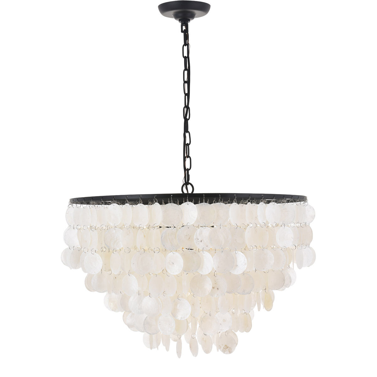 Selene 6 Light 26 inch Black Pendant Ceiling Light