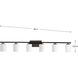 Replay 6 Light 48 inch Antique Bronze Bath Vanity Wall Light