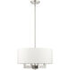 Cresthaven 4 Light 18 inch Brushed Nickel Chandelier Ceiling Light