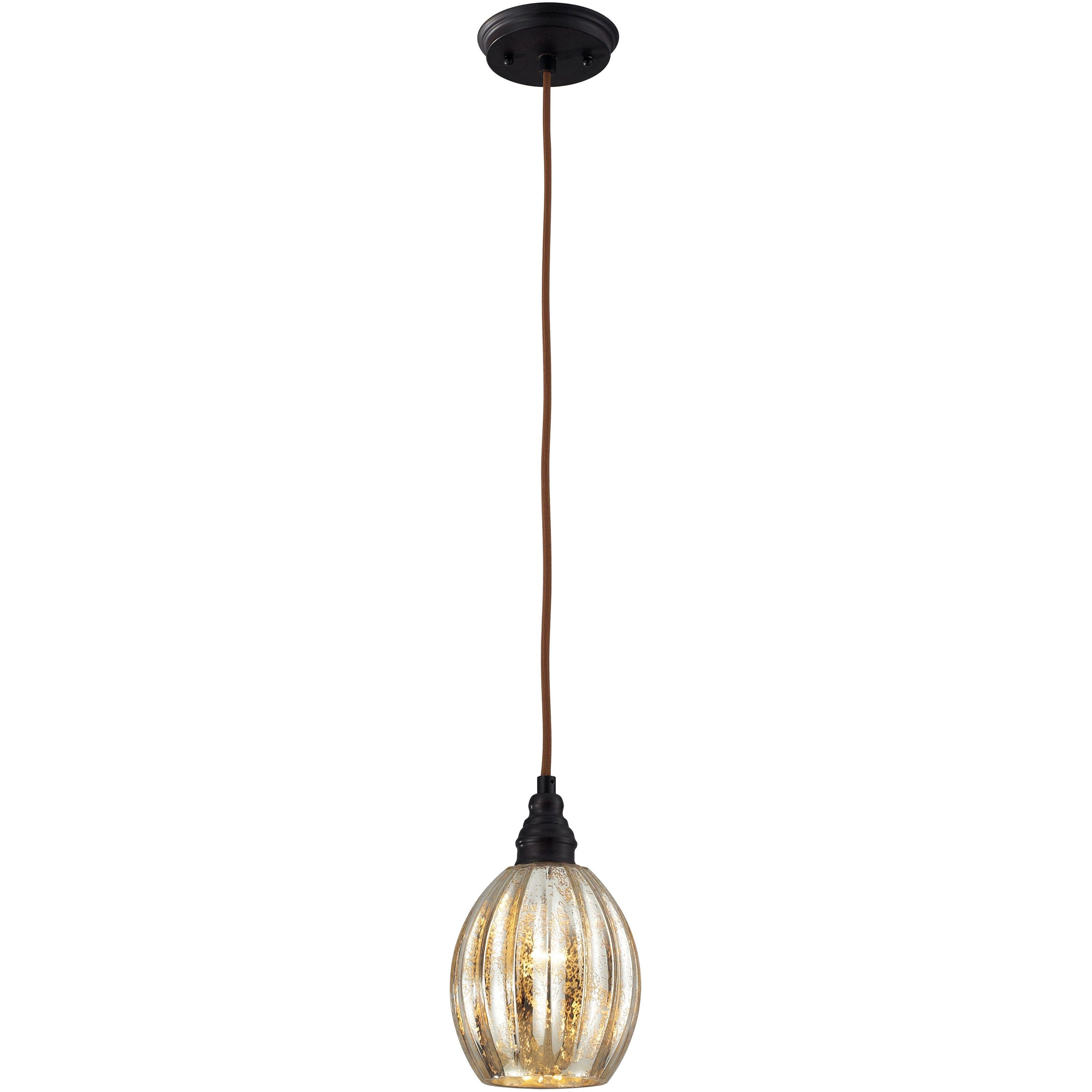 Danica 1 Light 6 inch Oil Rubbed Bronze Mini Pendant Ceiling Light