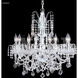 Regalia 8 Light 28 inch Silver Chandelier Ceiling Light