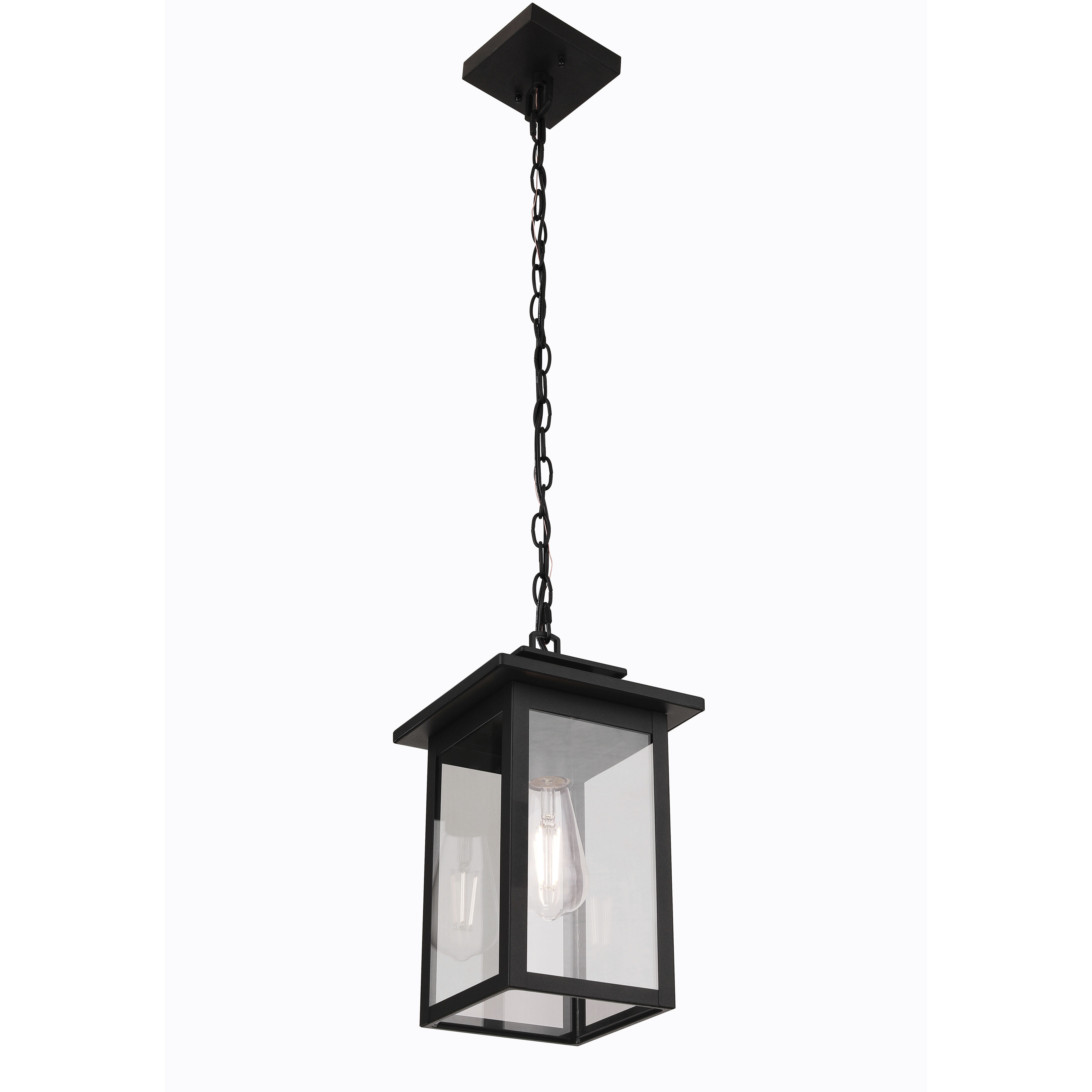 Rock Creek 1 Light 7.5 inch Textured Black Outdoor Pendant