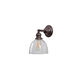 Union Square 1 Light 7 inch Oil Rubbed Bronze Wall Sconce Wall Light in Seeded, S5