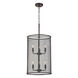 Light Visions Industrial 6 Light 17 inch Black Chandelier Ceiling Light 15214-6 - Open Box
