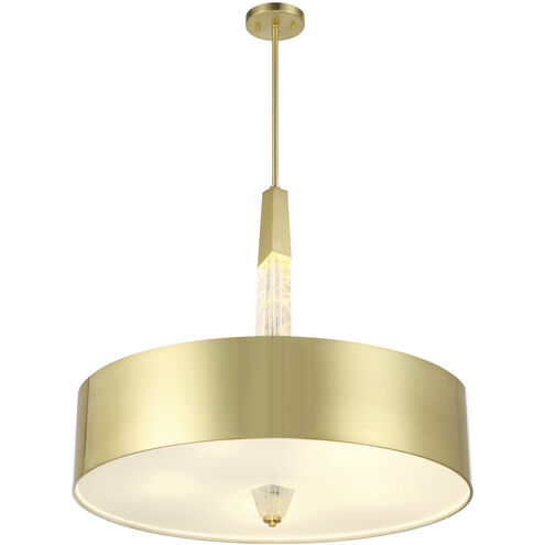 Drifting Droplets LED Vintage Brass Pendant Ceiling Light