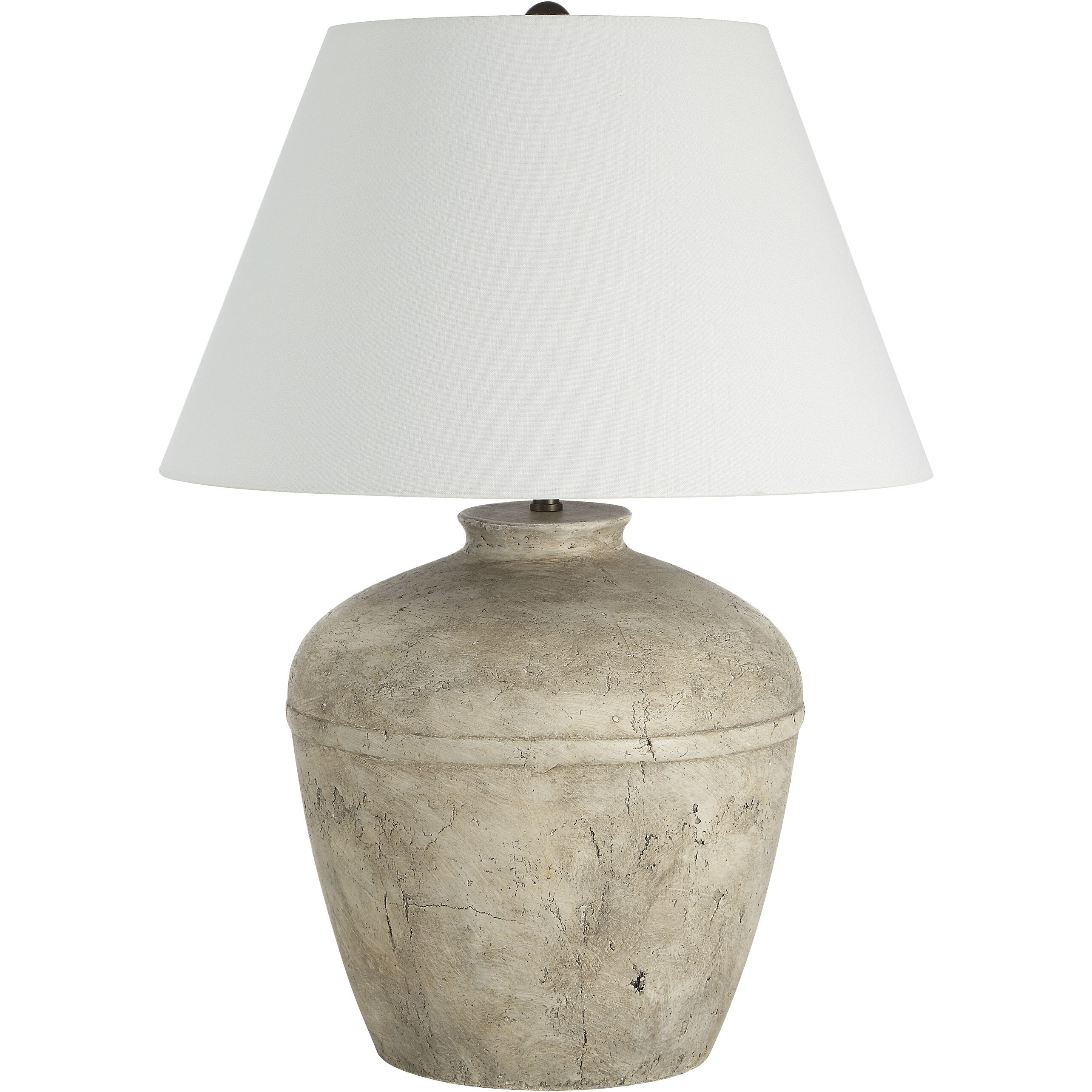 Heritage 29 inch Distressed Brown and Beige Table Lamp Portable Light