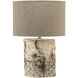 Forrester 25.5 inch 150 watt Birch Veneer Table Lamp Portable Light