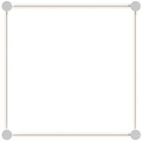 Purolinear 360 LED 25 inch Satin White ADA Wall Bar Light Wall Light