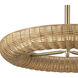 Alora Mood Maris LED 24.13 inch Brushed Gold Chandelier Ceiling Light