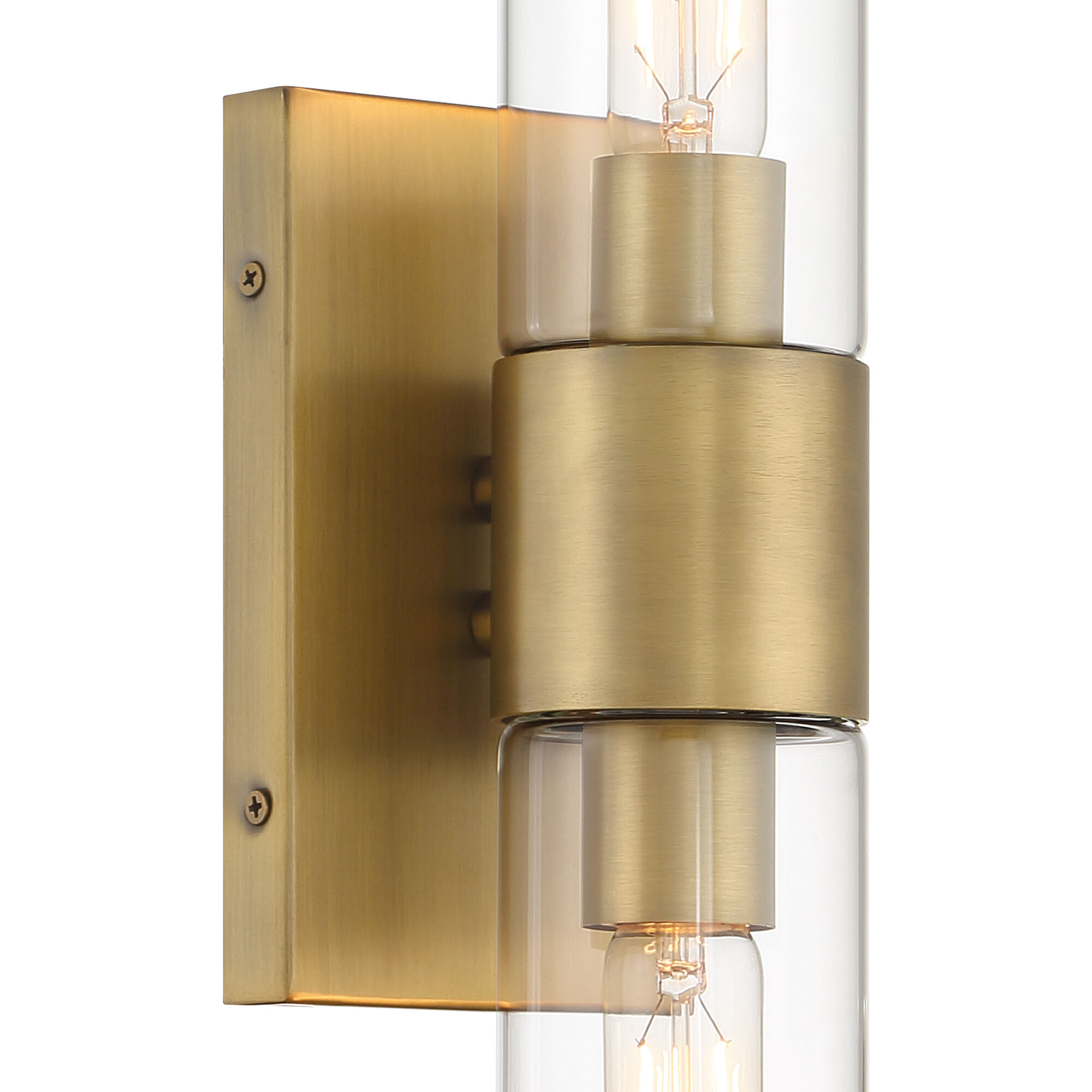 Anton 2 Light 4.5 inch Old Satin Brass Wall Sconce Wall Light